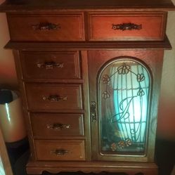 VINTAGE JEWELRY BOX TABLE TOP