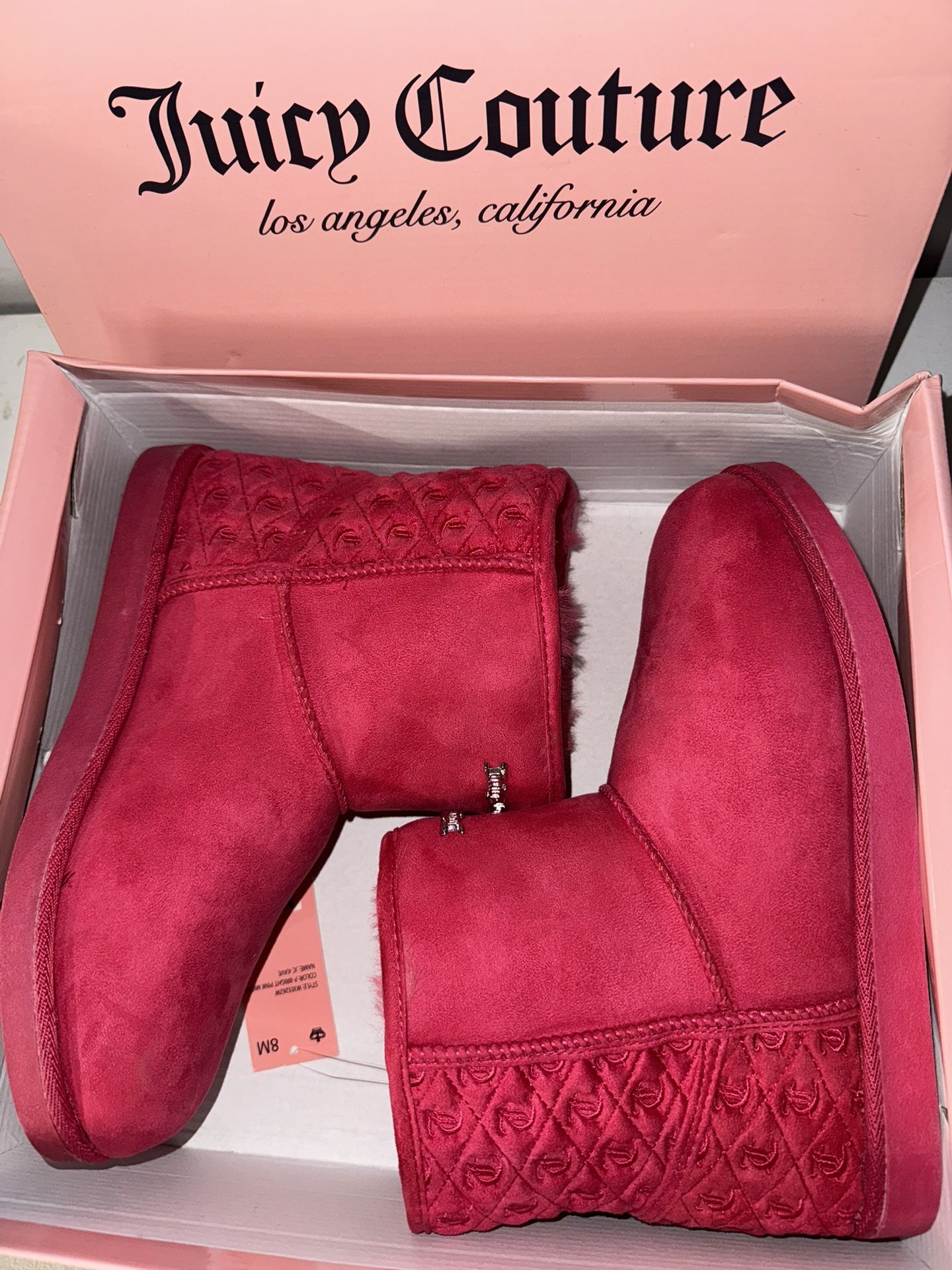 Juicy couture boots pink