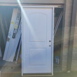 Exterior New Prehung 36x80 Left Inswing 