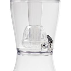 3 Gallon Beverage Dispenser With Ice Cylinder And Fruit Infuser