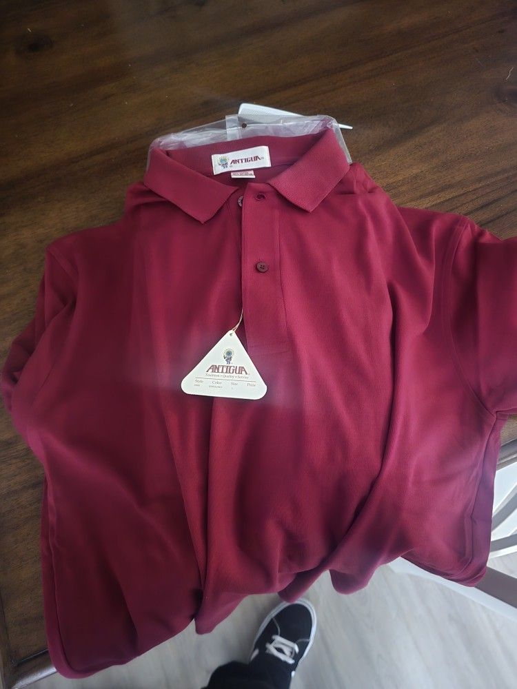 Vintage 90s Antigua Polo Shirts New