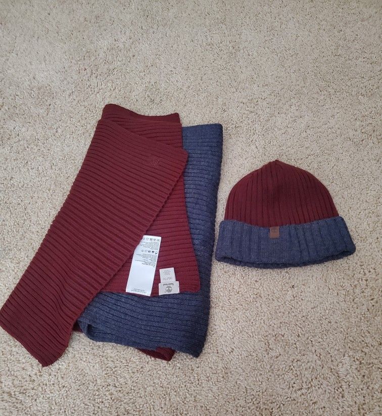 Timberland Scarf & Hat Set