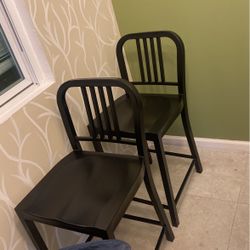 Two aluminum Chairs. $15Each.