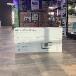 LG 34” Ultra wide Full HD Monitor
