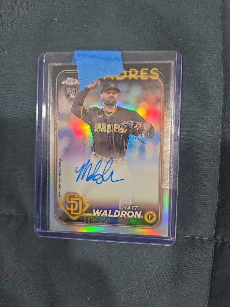 Autographed Baseball Card