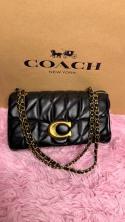 Black coach tabby bag