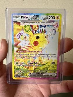 Pikachu Ex Surging Sparks (Want to Trade)