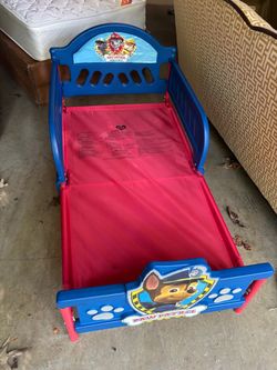 Paw patrol bed , bench and shelf