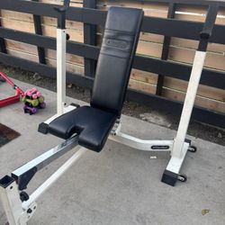 Nautilus NT 1430 Fold Up Olympic weight bench 