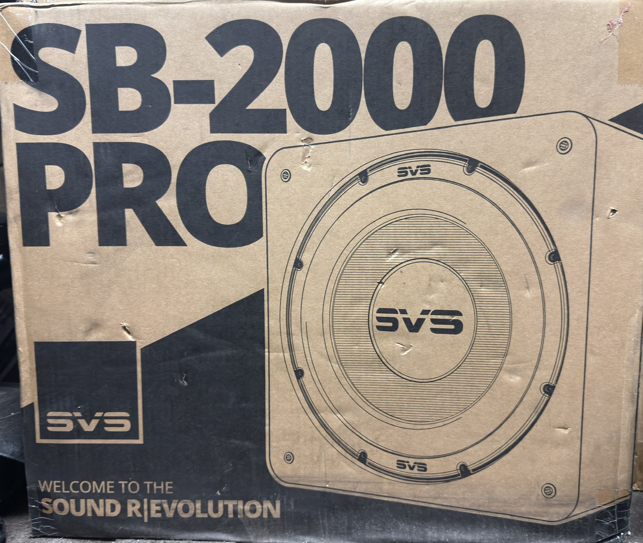 Brand New SVS SB-2000 Pro Subwoofer – Piano Gloss Black, Sealed Box