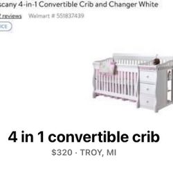 4 In One Convertible Crib 