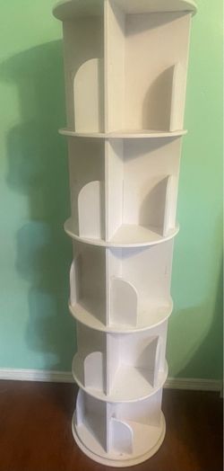 5 Tier spinning 360 bookshelf