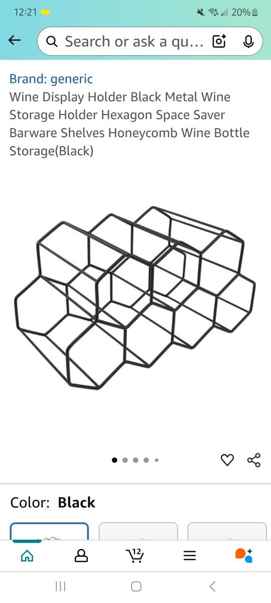 Honeycomb Wine Bottle Holder