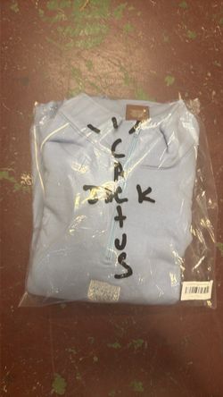 Cactus Jack Light Blue Zip-Up Hoodie