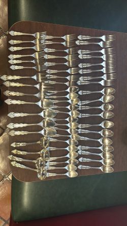 Silver plated flatware flatware