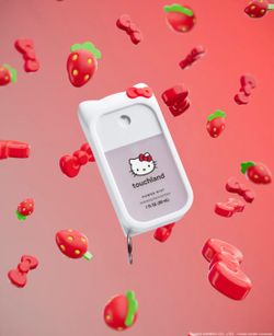 Best Seller! TOUCHLAND ❤️🎀🍓HELLO KITTY®️ Berry Bliss🍓🎀❤️Hand Sanitizer mist + Special Edition Hello Kitty Case