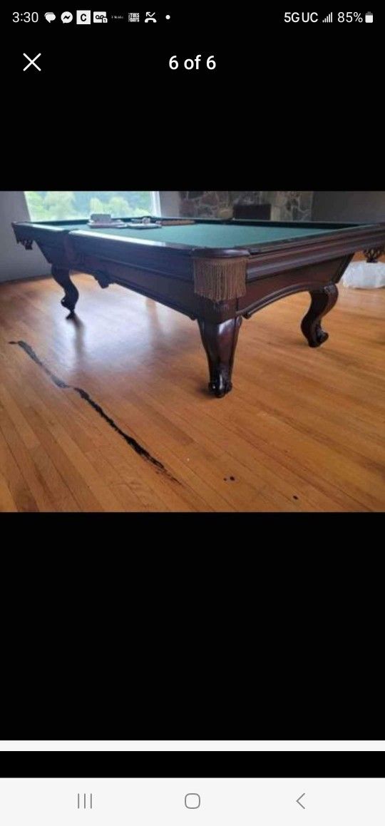 POOL TABLE OLHAUSEN 9 FOOT PRO PAID 12K FIRST 3995.00 FREE DELIVERY