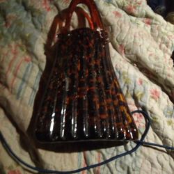 Hand Blown Glass Purse