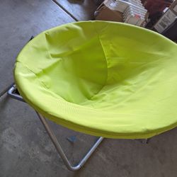 Large Green Saucer Chair