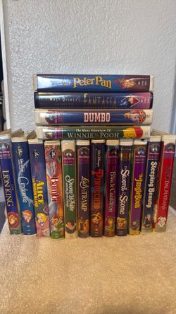 Disney VHS tapes lot of 16