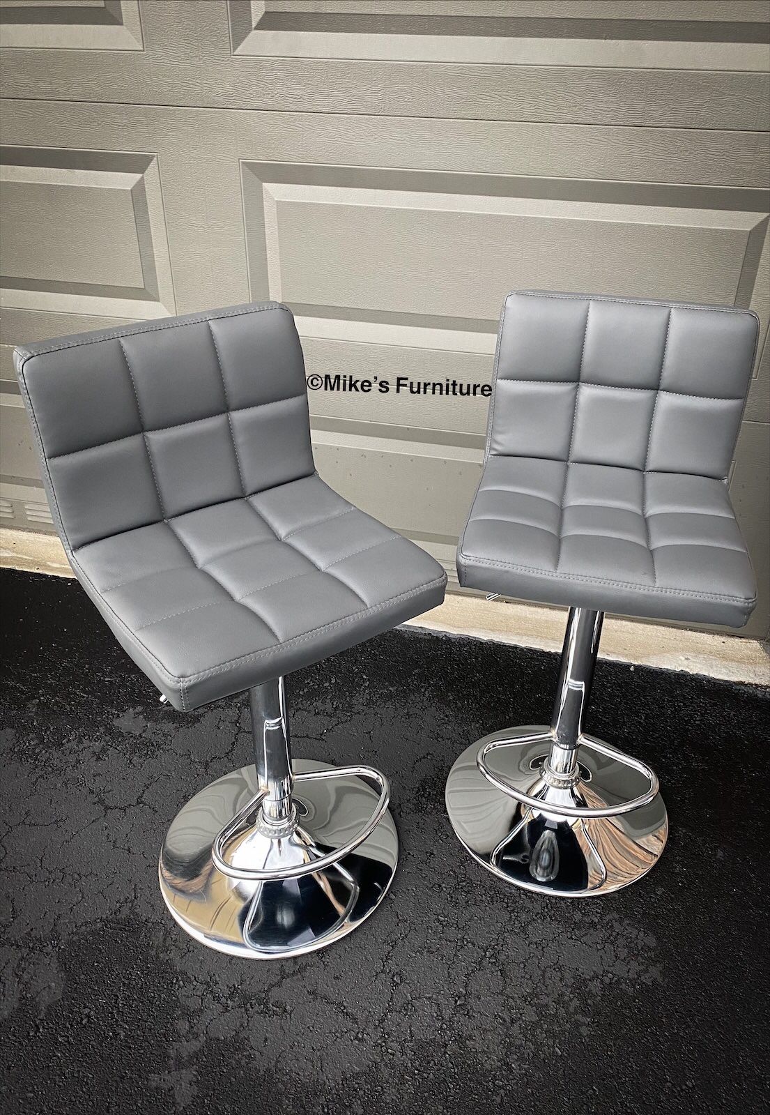 New Adjustable Bar Stools (3 Colors Available ) Black White Gray