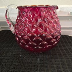 Fenton Ruby Red Pitcher 