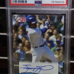 Sammy Sosa Auto 