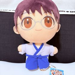 Gintama Shinpachi Shimura 11.8in Plush Round 1 Exclusive