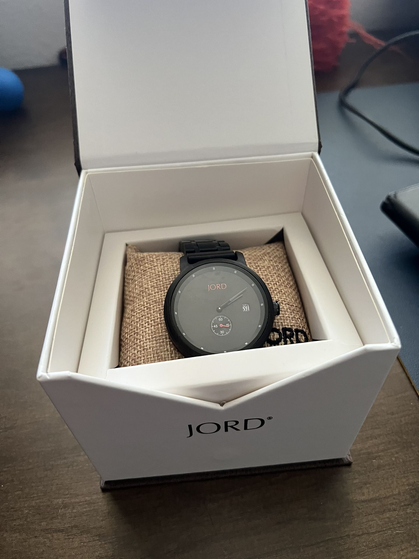 Jord - Hyde Ebony & Iron Watch