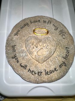 Pet memorial stone