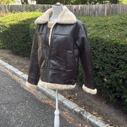 Leather Sheepskin Jacket 