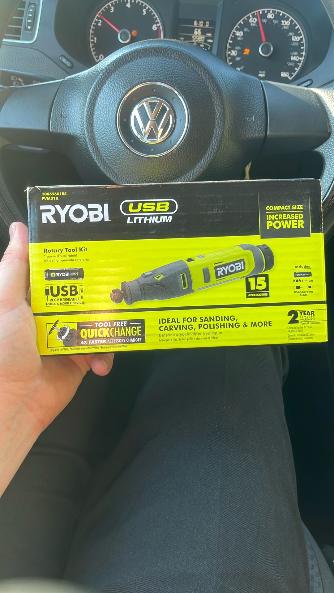 Ryobi Cordless Rotary Tool Kit (usb Rechargeable Battery)