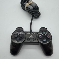 PLAYSTATION PS1 Original OEM Controller Gray Translucent SCPH-1080 Tested Works