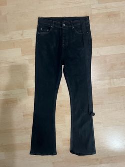 Rick Owens drkshdw waxed jeans