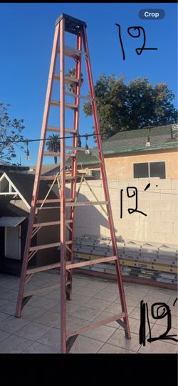 Excellent Condition 12ft and more sizes available Fiberglass ladders