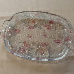 Variety of Decorative Mikasa Crystal Serving Platters
