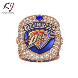 NBA 2025 Thunder championship ring cross-border hot selling factory direct sales basketball Oklahoma City Thunder ring