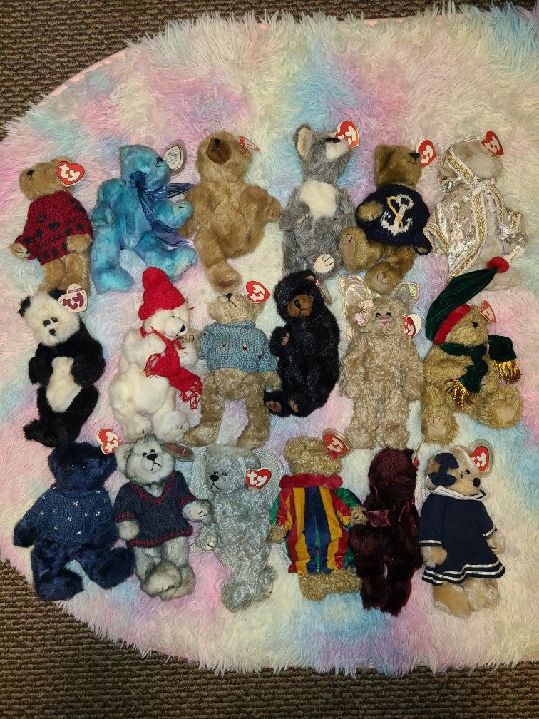 Ty Beanie Babies Attic Treasures Vintage Bear Lot