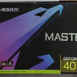 Gigabyte AORUS GeForce RTX 4070 Ti Master 12G Graphics Card, 3X WINDFORCE Fans, 12GB 192-bit GDDR6X, GV-N407TAORUS M-12GD Video Card