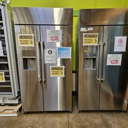 Dacor built in Refrigerator side by side 42 inch wide