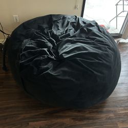 Giant 5’memory Foam Bean Bag Chair With Soft Microfiber Cover