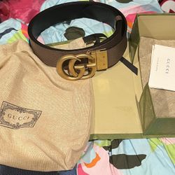 Gucci Reversible Leather Belt