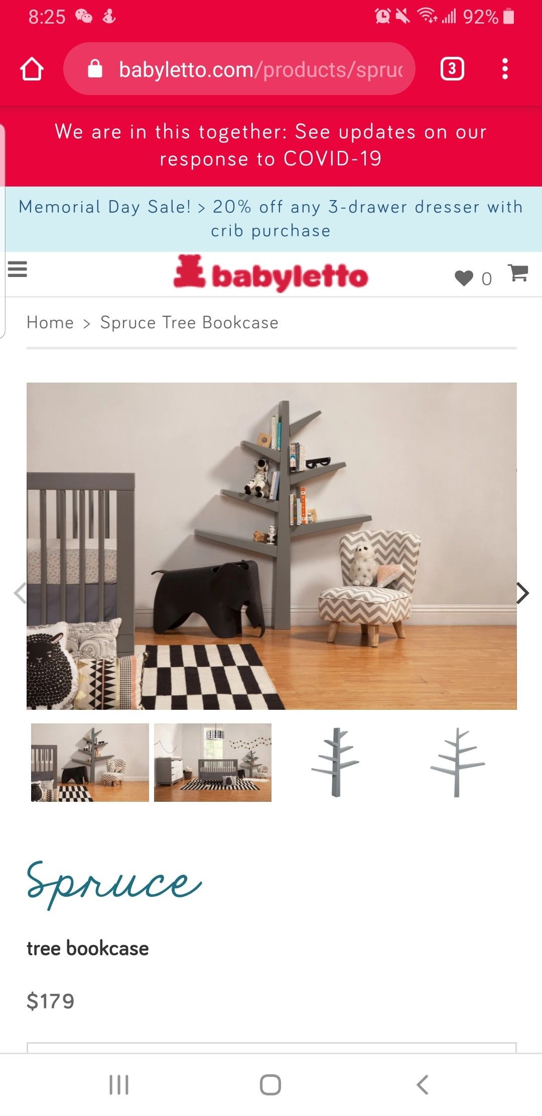 Babyletto Tree Bookshelves