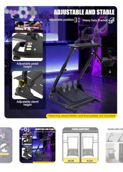 Sim racing wheel stand