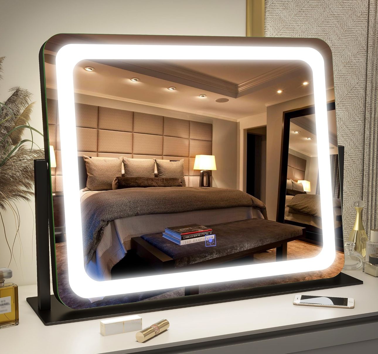 Lighted Vanity Mirror - Touch Screen, Dimmable LED, Brand New!