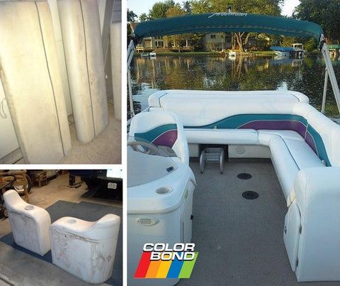 Pontoon Boats Reupholstery Marine Vinyl New Foam