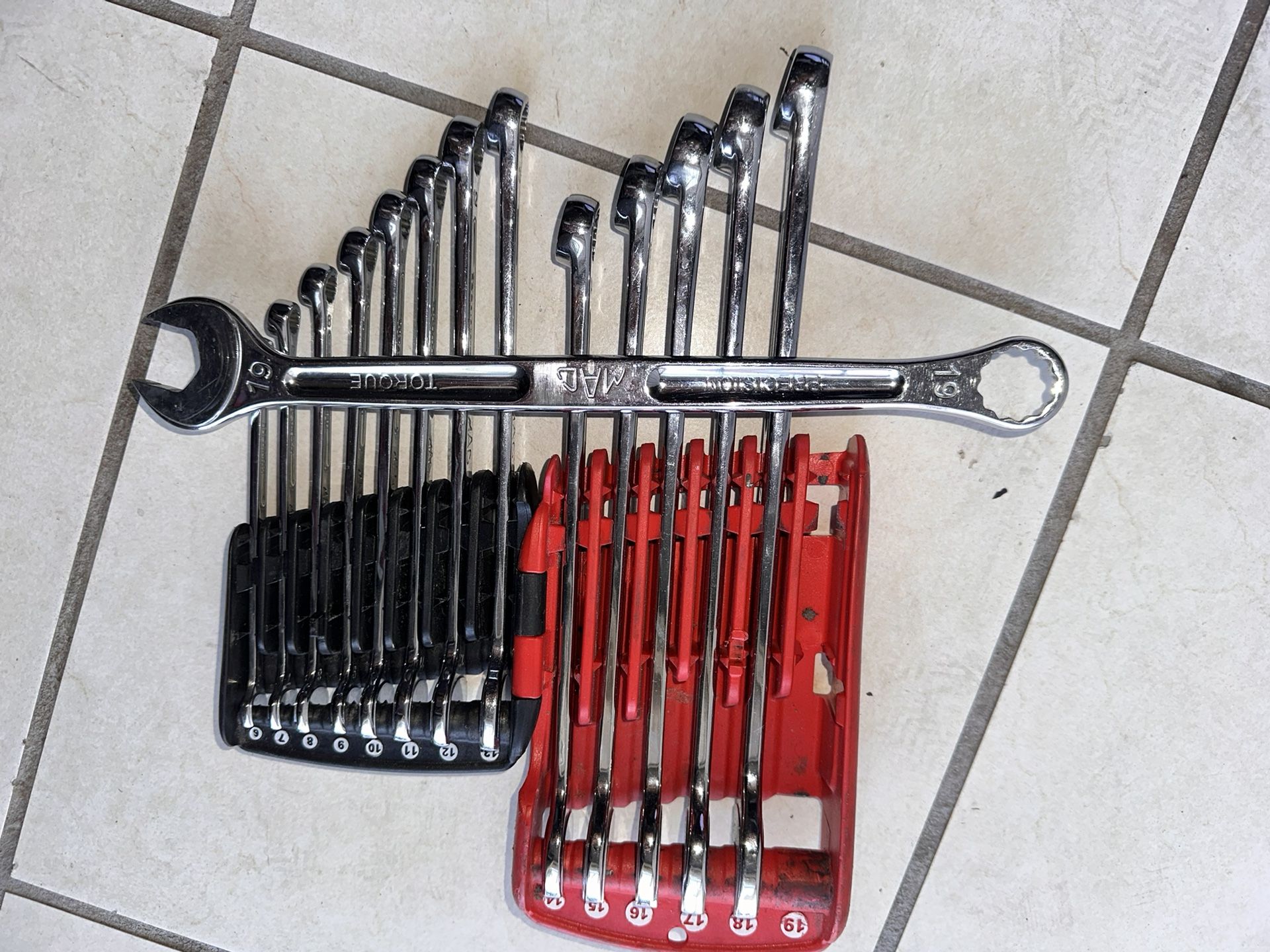 Mac Wrenches Set From Size #9 “To #19” PRECISION TORQUE Grade $180