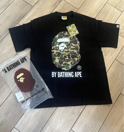 Camo bape shirt :size large