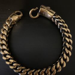 Cuban Bracelet Stainless Steel Gold