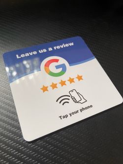 Google Review NFC Card - Tap to review